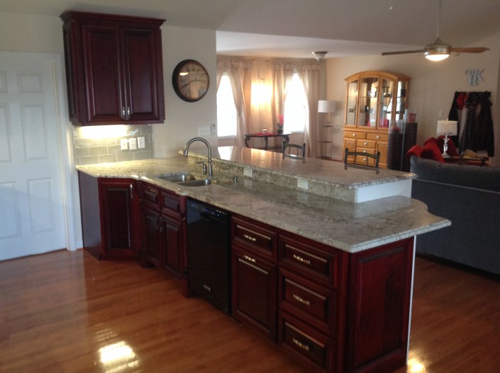 Alcorn's Custom Woodworking kitchen project